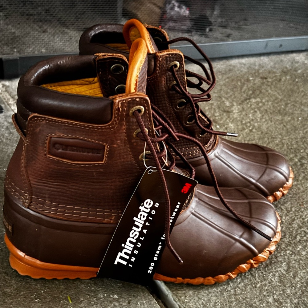 LaCrosse duck boots featuring 200g Thinsulate insulation for warmth size 6 NWT